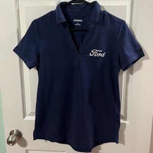 OGIO Women's Ford logo in Navy blue Short Sleeve Polo